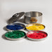 K.E&Co, Swedish, decorated lidded game jar, M4149