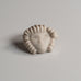 Stig Lindberg for Gustavsberg, Sweden, stoneware button, woman's face with white glaze J1334