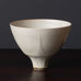 Karl Scheid, Germany, unique stoneware bowl with cream glaze K2306