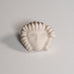 Stig Lindberg for Gustavsberg, Sweden, stoneware button, woman's face with white glaze J1334