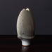 Karl Scheid, Germany, unique stoneware sculptural vase with gray crackle glaze K2259