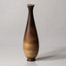 Berndt Friberg for Gustavsberg, Sweden, Unique stoneware vase with brown haresfur glaze L3349