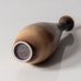 Berndt Friberg for Gustavsberg, Sweden, Unique stoneware vase with brown haresfur glaze L3349
