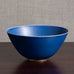 Eva Staehr Nielsen for Saxbo, Denmark, stoneware bowl with blue haresfur glaze M5602
