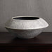 Chris Carter, UK, unique large stoneware bowl with gray glaze M4322