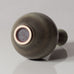 Berndt Friberg for Gustavsberg, Sweden, Unique stoneware vase with gray haresfur glaze L3062