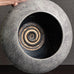 Chris Carter, UK, unique large stoneware bowl with gray glaze M4322