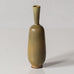 Berndt Friberg for Gustavsberg, Sweden, unique miniature stoneware vase with yellow ochre haresfur glaze K2856