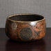 Carl Harry Stålhane for Rörstrand, Sweden, unique stoneware bowl with brown glaze M5595
