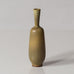 Berndt Friberg for Gustavsberg, Sweden, unique miniature stoneware vase with yellow ochre haresfur glaze K2856