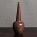 Carl Harry Stålhane for Rörstrand, Sweden, unique stoneware vase with reddish brown matte glaze M5579