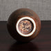 Carl Harry Stålhane for Rörstrand, Sweden, unique stoneware vase with reddish brown matte glaze M5579