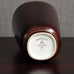 Nils Thorsson for Aluminia, Denmark, "Marselis" vase with reddish brown glaze M5607
