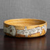 Lisa Larson for Gustavsberg, unique bowl with yellow ochre glaze M5606
