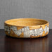 Lisa Larson for Gustavsberg, unique bowl with yellow ochre glaze M5606