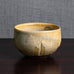 Jørgen Mogensen, own studio, Denmark, stoneware bowl with yellow ochre glaze M5583