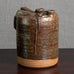 Jørgen Mogensen, own studio, Denmark, sculptural stoneware vase with brown glaze M5582