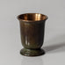 Argentor, Sweden, bronze footed cup L3483