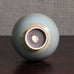 Berndt Friberg for Gustavsberg, Sweden, stoneware vase with pale blue gray haresfur glaze M5566
