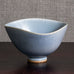 Berndt Friberg for Gustavsberg, Sweden, stoneware bowl with pale blue gray haresfur glaze M5429