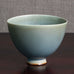 Berndt Friberg for Gustavsberg, Sweden, stoneware bowl with pale blue gray haresfur glaze M4271
