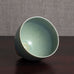 Berndt Friberg for Gustavsberg, Sweden, stoneware bowl with pale blue gray haresfur glaze M4271
