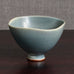 Berndt Friberg for Gustavsberg, Sweden, stoneware bowl with pale blue gray haresfur glaze M4052