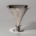 GAB, Sweden, flaring silver vase L3493