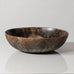 Axel Salto for Royal Copenhagen, Denmark, large bowl with carved lines and Sung glaze K2271