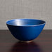 Eva Staehr Nielsen for Saxbo, Denmark, stoneware bowl with blue haresfur glaze M5602
