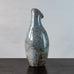 Otto Meier, Germany unique stoneware vase with blue and brown glossy crackle glaze H1506