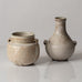 Two urns with off-white glaze by Carl Halier for Royal Copenhagen, Denmark