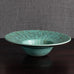 Gunnar Nylund for Rörstrand, Sweden, stoneware bowl with green crystalline glaze G9314