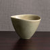 Per Linnemann-Schmidt at Palshus, Denmark, stoneware vase with olive glaze M5410