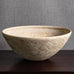 Chris Carter, UK, unique large stoneware bowl with oatmeal  glaze M4321