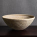 Chris Carter, UK, unique large stoneware bowl with oatmeal  glaze M4321