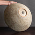 Chris Carter, UK, unique large stoneware bowl with oatmeal  glaze M4321