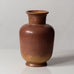 Gunnar Nylund for Rörstrand, Sweden, stoneware vase with reddish brown glaze H1430