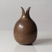 Gunnar Nylund for Rörstrand, Sweden, stoneware vase with matte brown glaze K2469