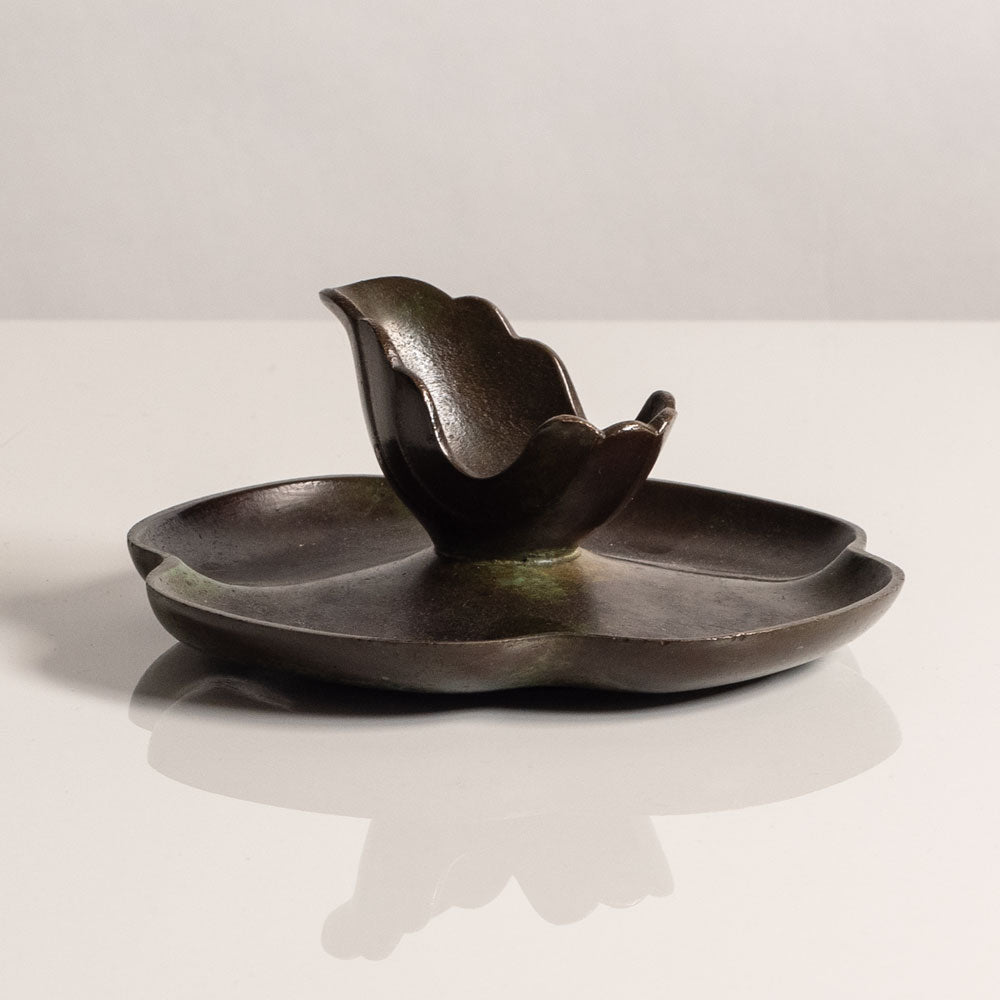 Just Andersen for GAB, Sweden, bronze pipe holder, 1930s M4031