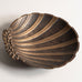 Two bronze scallop bowls by Niels Dam Ravn for Nordisk Malm, Denmark