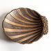 Niels Dam Ravn for Nordisk Malm, Denmark, bronzed fluted scallop bowl, large M5639