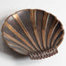 Niels Dam Ravn for Nordisk Malm, Denmark, bronzed fluted scallop bowl, large M5639