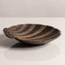 Niels Dam Ravn for Nordisk Malm, Denmark, bronzed fluted scallop bowl, small M5640