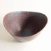 Gunnar Nylund for Rorstrand, Sweden, large ceramic elliptical bowl with blue and brown glaze M5395