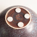 Gunnar Nylund for Rorstrand, Sweden, large ceramic elliptical bowl with blue and brown glaze M5395