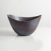 Gunnar Nylund for Rorstrand, Sweden, large ceramic elliptical bowl with blue and brown glaze M5395