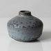 Gunnar Nylund for Rorstrand, Sweden, stoneware vase with gray dripping glaze L3522
