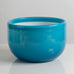 Michael Bang for Holmegaard, Denmark, Blue glass Palet bowl M5660