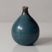 Stig Lindberg  for Gustavsberg, Sweden, unique cabinet vase with with blue-green glaze L3305